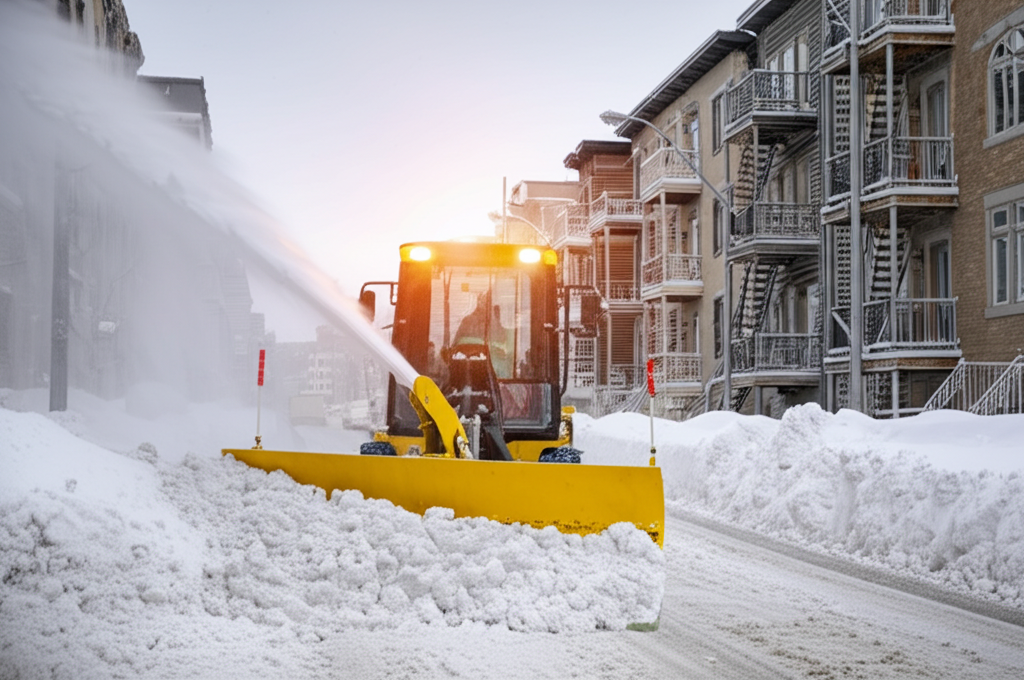 Montreal snow removal operations